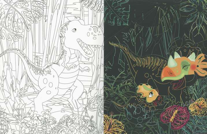 Dinosaurios. Dibujos para...