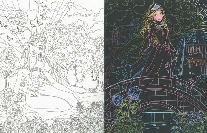 Princesas. Dibujos para...