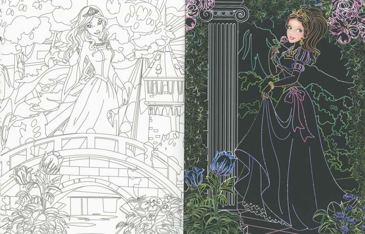 Princesas. Dibujos para...