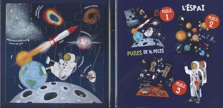 Llibre puzle magnètic L'espai