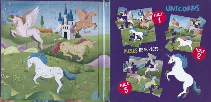 Llibre puzle magnètic Unicorns