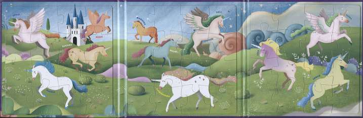 Llibre puzle magnètic Unicorns