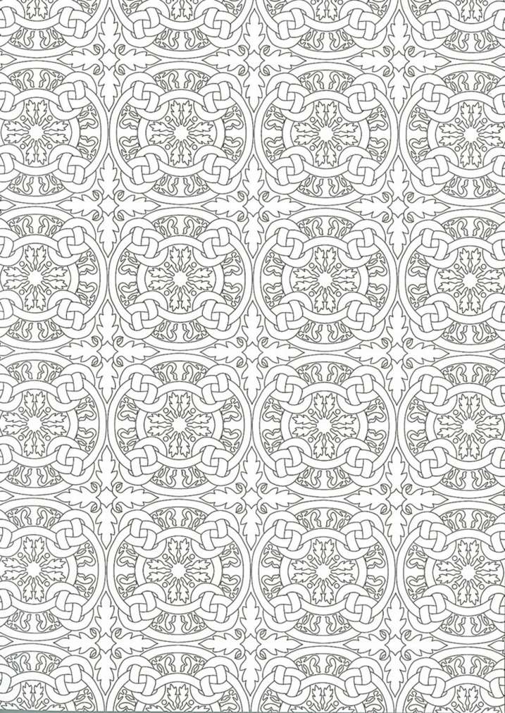 Patrones celtas para colorear