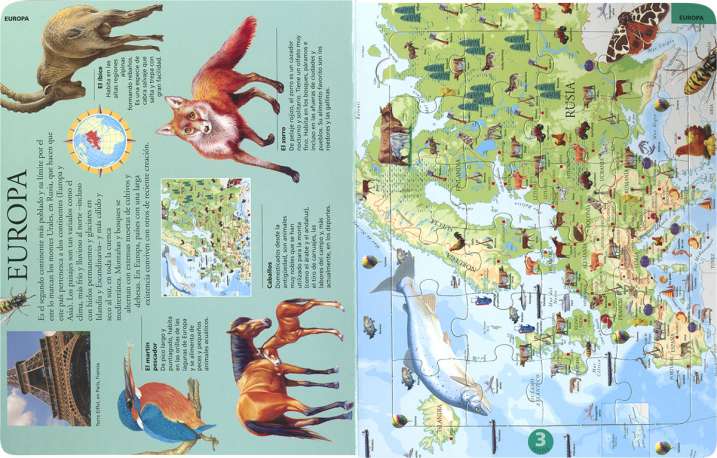 Atlas puzle de los animales