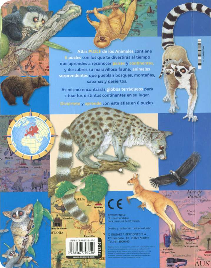 Atlas puzle de los animales