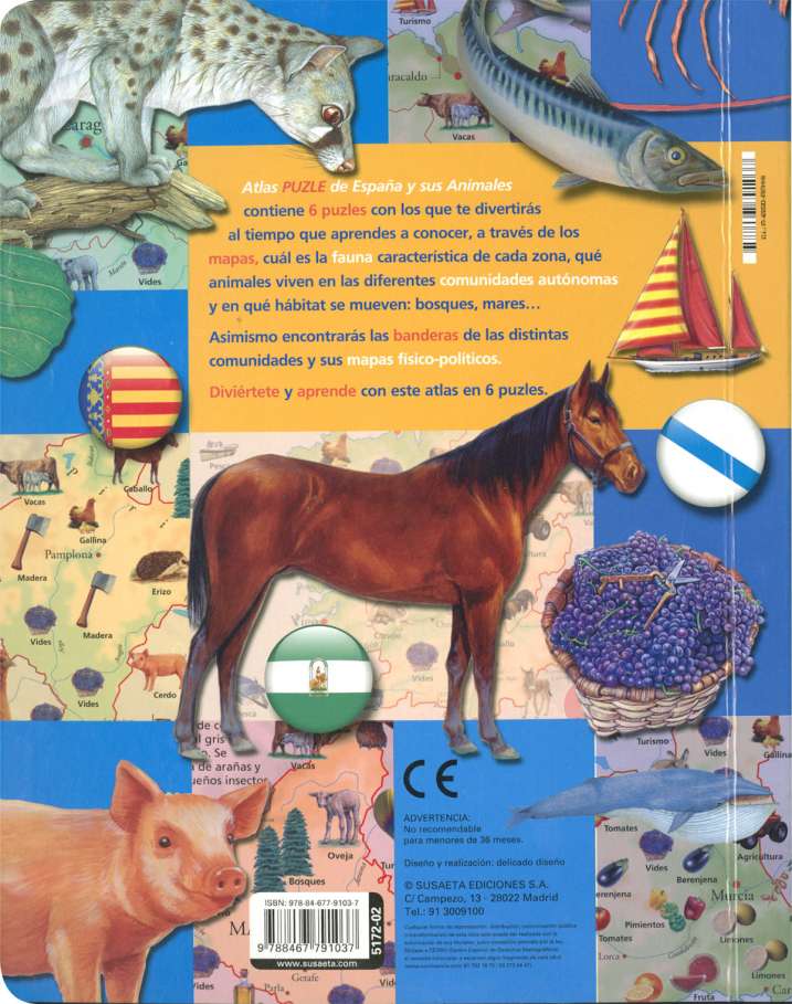 Atlas puzle de España