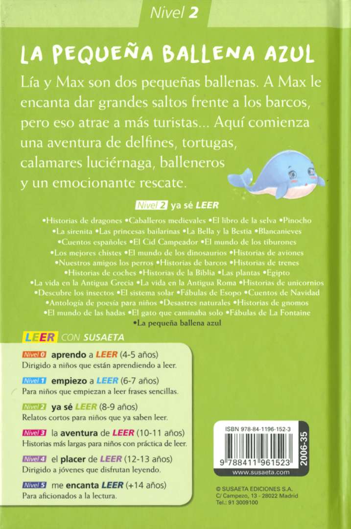La pequeña ballena azul