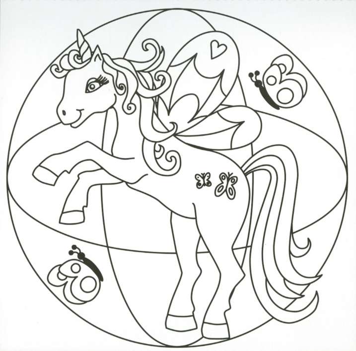 Mandalas de unicornios para...