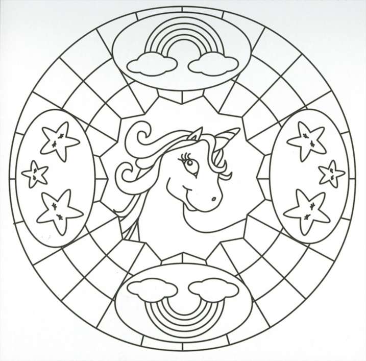 Mandalas de unicornios para...