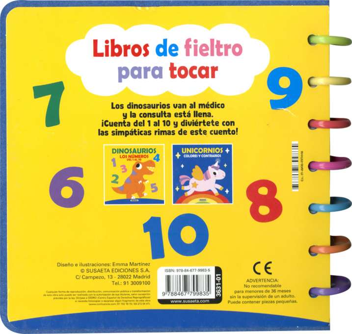 Dinosaurios. Los números