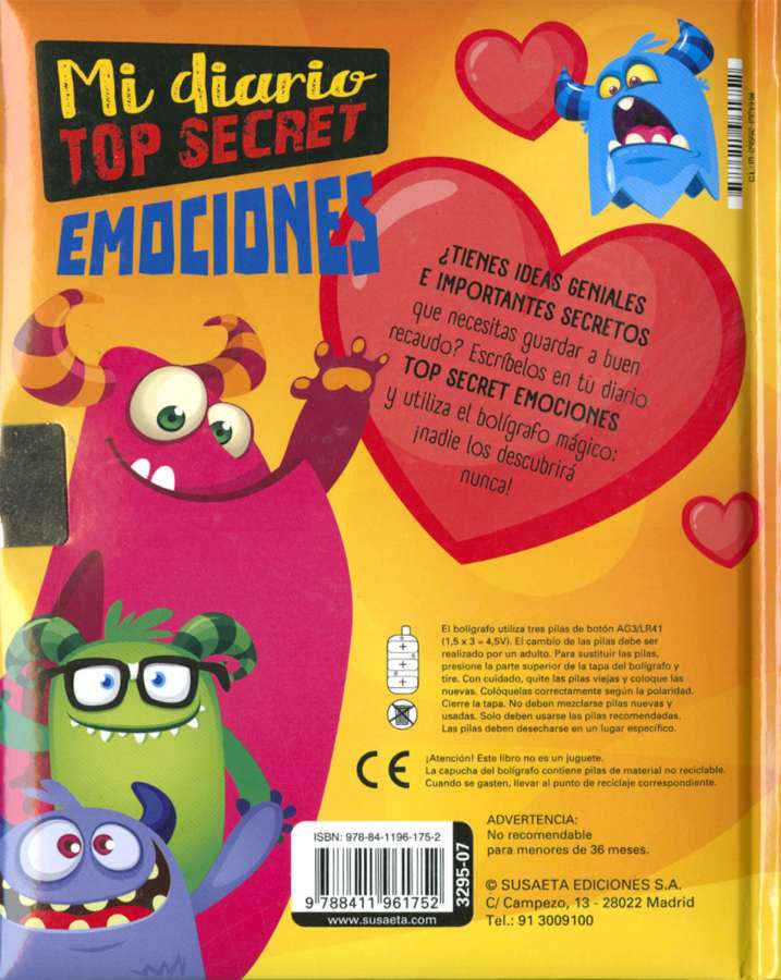 Mi diario Top Secret Emociones
