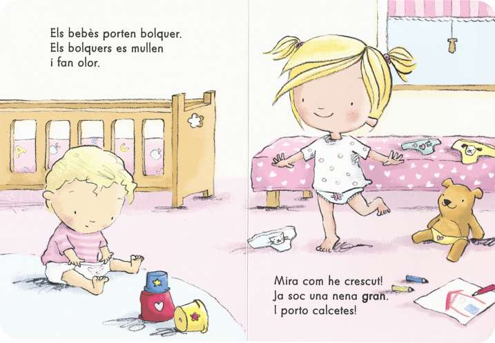 Vaig sola al lavabo!