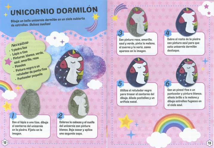 Unicornios en piedra