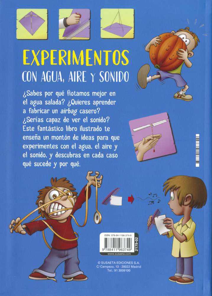 Experimentos con agua, aire...