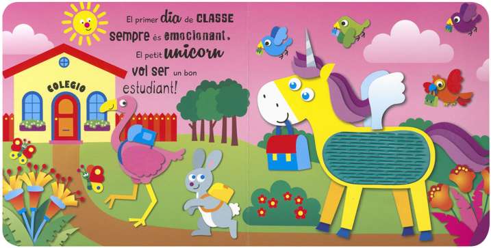 El petit unicorn a l'escola