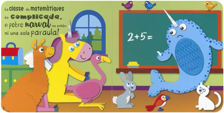 El petit unicorn a l'escola
