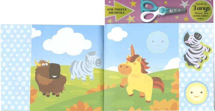 Retalla i enganxa unicorns