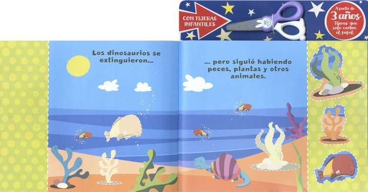 Recorta y pega dinosaurios