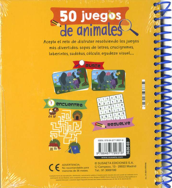 50 juegos de animales