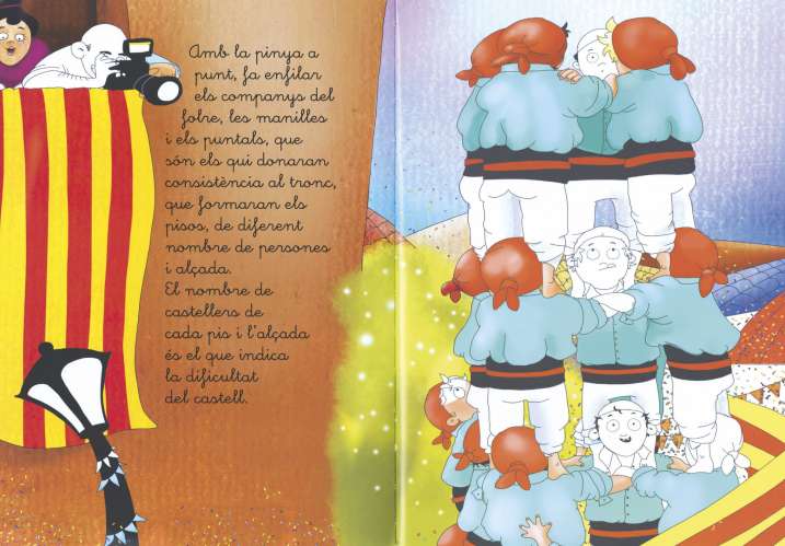 Els castellers amb adhesius