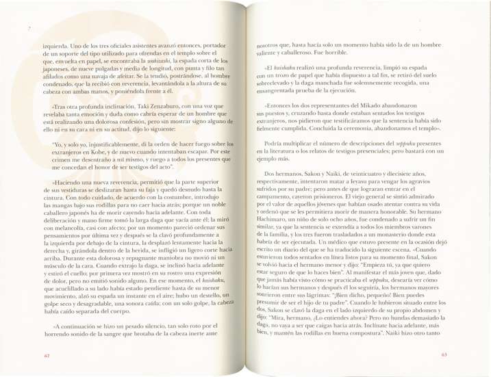 El código del samurái....