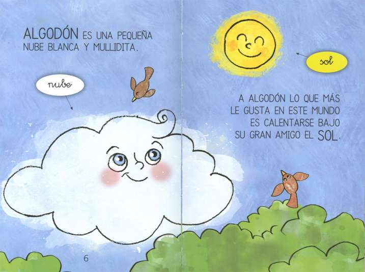 La pequeña nube y el sol