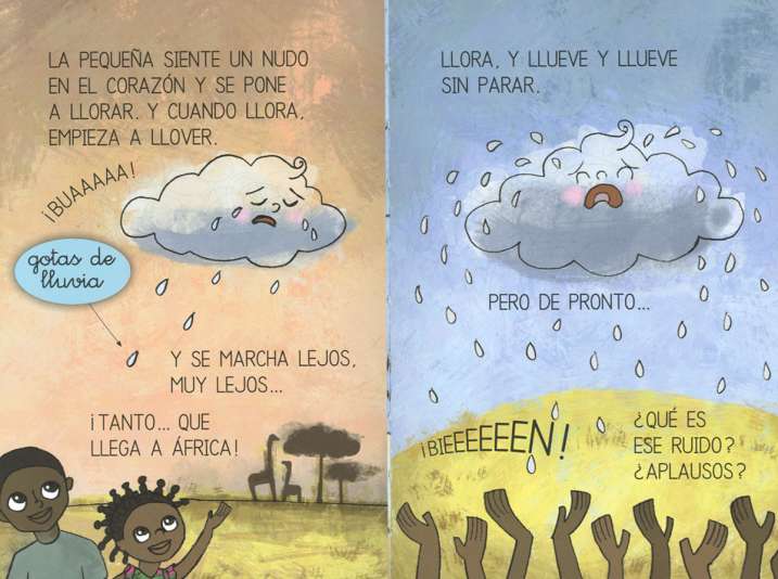 La pequeña nube y el sol