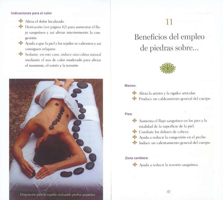 Masajes con piedras frías y...