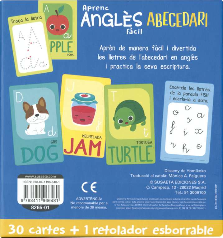 Aprenc anglès fàcil abecedari