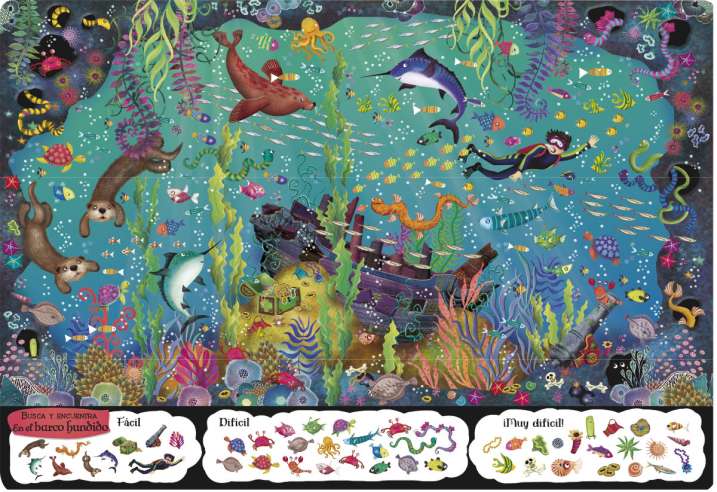 Busca en el libro gigante...