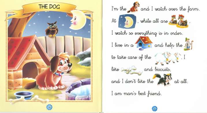 LOOK AND READ ON THE FARM