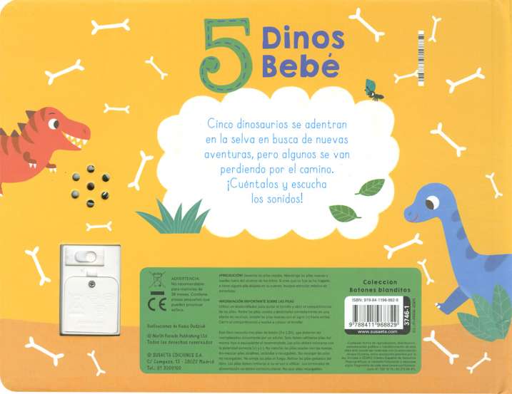 5 Dinos bebé