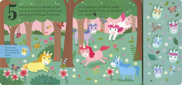 5 mágicos unicornios