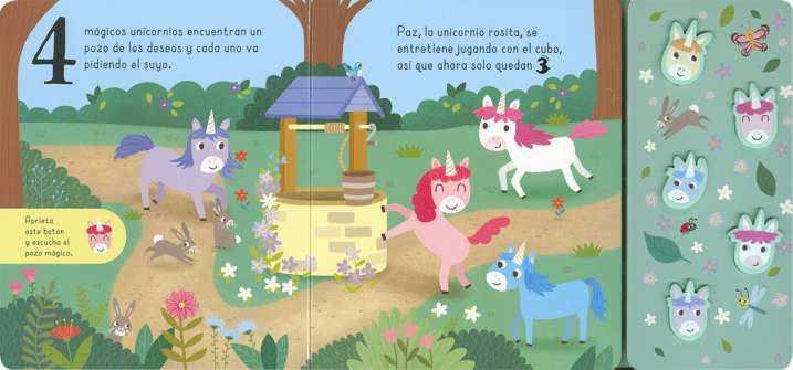 5 mágicos unicornios