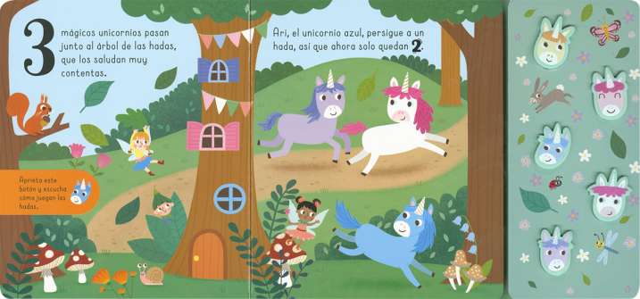 5 mágicos unicornios