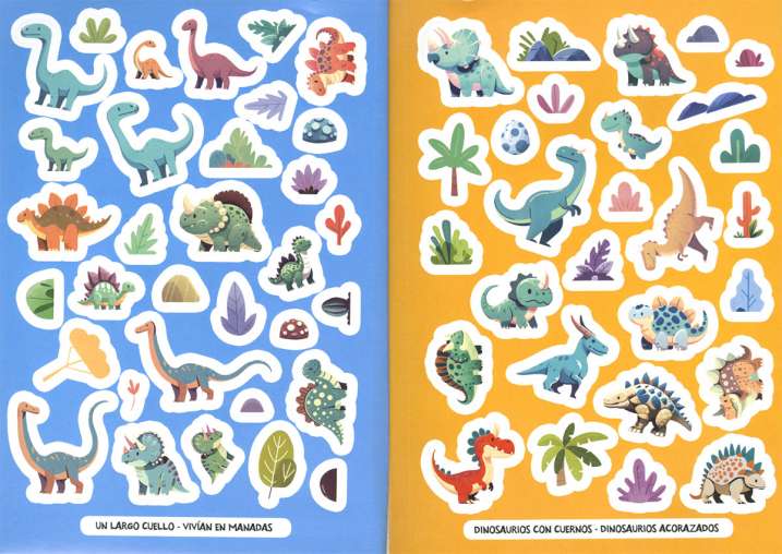 Dinosaurios. 1000 pegatinas...