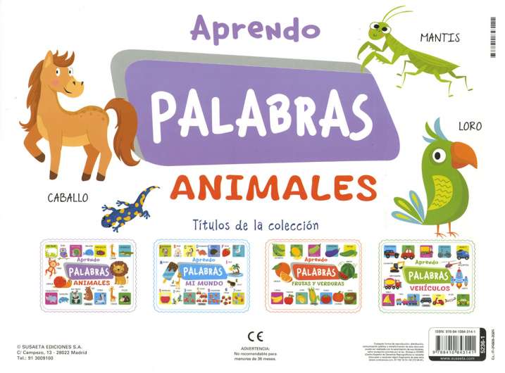 Aprendo palabras. Animales