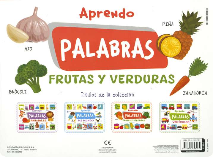 Aprendo palabras. Frutas y...