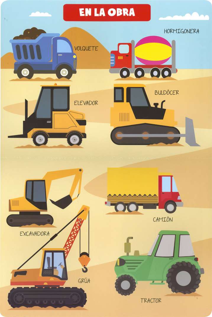 Aprendo palabras. Vehículos