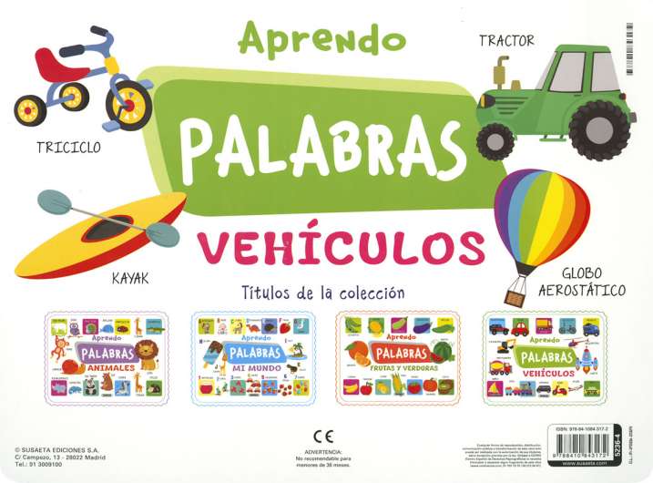 Aprendo palabras. Vehículos