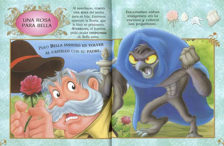 Pego y juego con princesas...