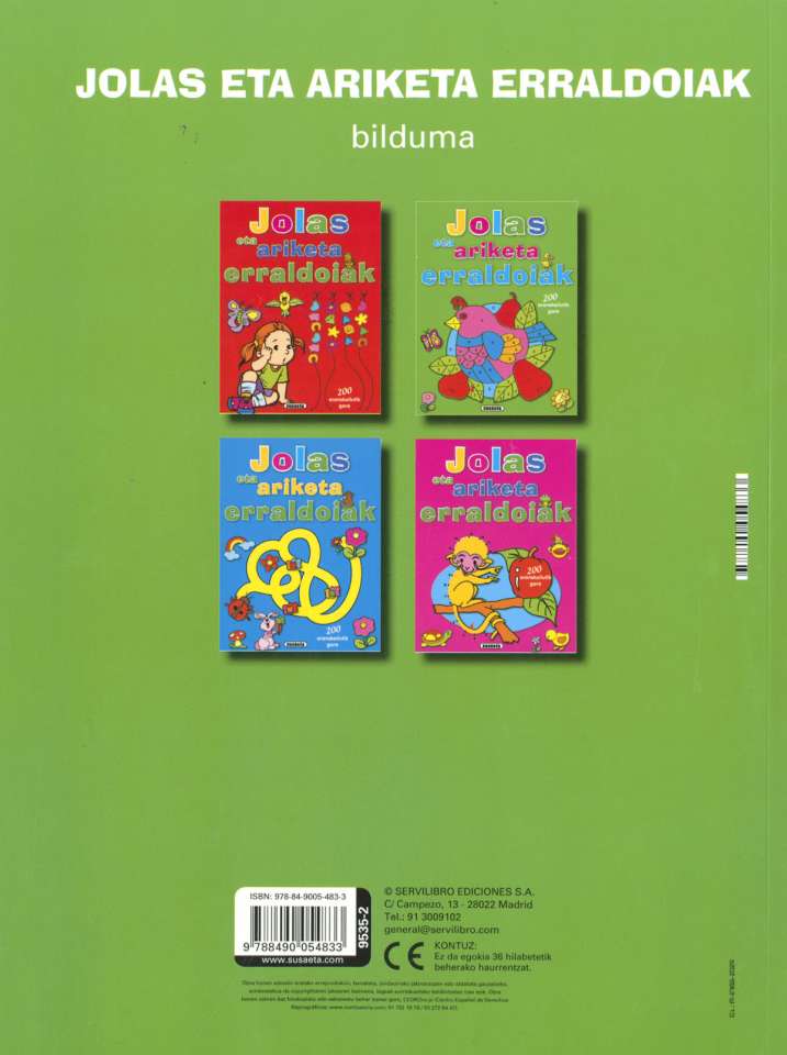 Jolas eta ariketa...