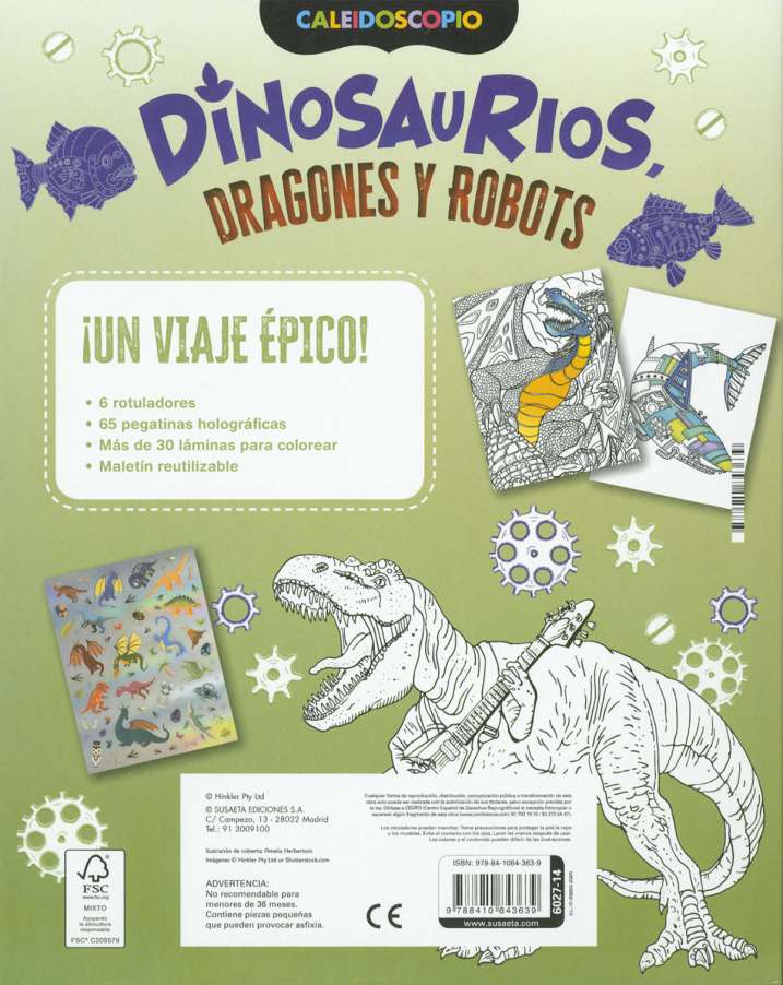 Dinosaurios, dragones y robots