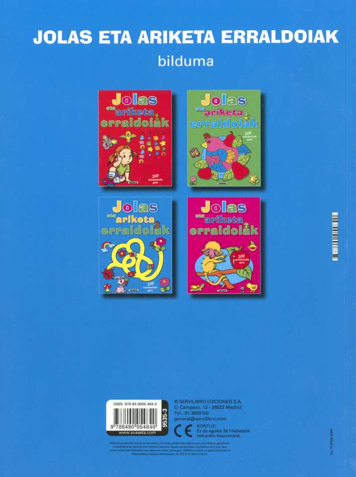 Jolas eta ariketa...