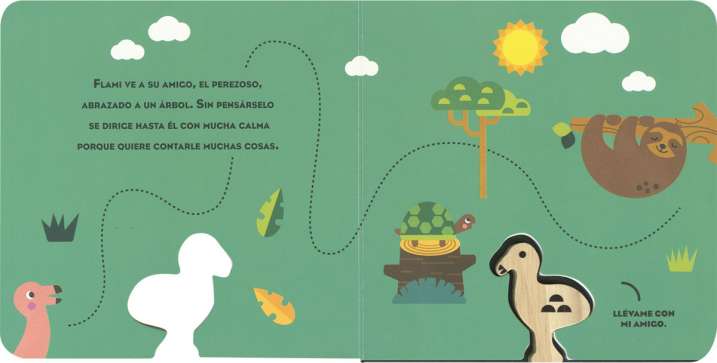 Un flamenco parlanchín