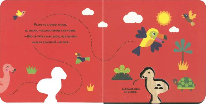 Un flamenco parlanchín