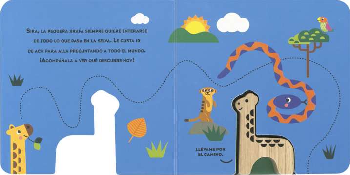 Una jirafa muy curiosa