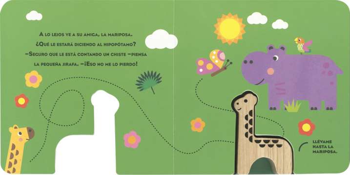 Una jirafa muy curiosa