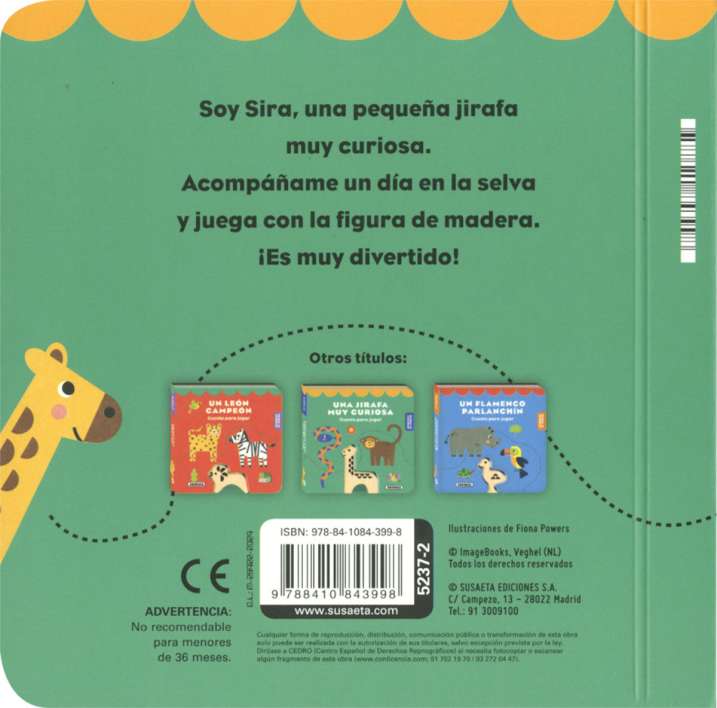 Una jirafa muy curiosa