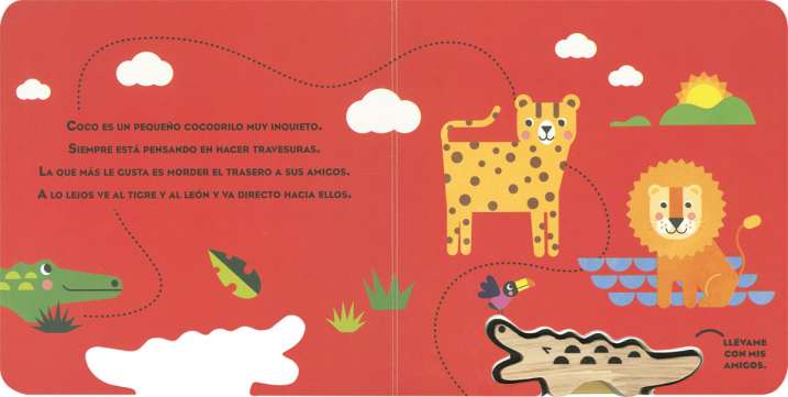 Un cocodrilo travieso